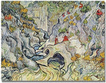 Trademark Global Vincent Van Gogh "The Ravine of the Peyroulets" Canvas Art, 18" x 24"