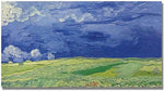 Trademark Global Vincent Van Gogh "Wheatfields under Thundercloud" Canvas Art, 24" x 47"