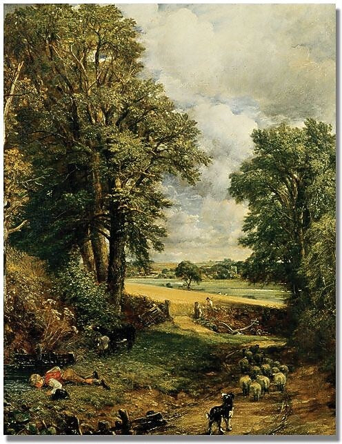 Trademark Global John Constable "The Cornfield" Canvas Art, 32" x 24"