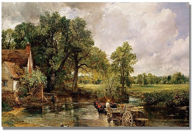 Trademark Global John Constable "The Hay Wain" Canvas Art, 16" x 24"