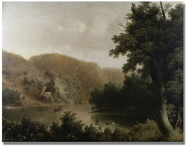 Trademark Global Thomas Doughty "Mountain Lake" Canvas Art, 18" x 24"