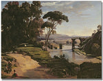 Trademark Global Jean Baptiste Corot "The Bridge at Narni" Canvas Art, 18" x 24"