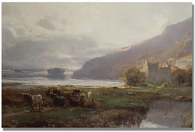 Trademark Global David Farquharson "Kilchurn Castle" Canvas Art, 30" x 47"