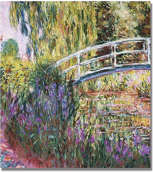 Trademark Global Claude Monet "The Japanese Bridge IV" Canvas Art, 24" x 24"