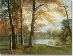 Trademark Global Albert Biersdant "A Quiet Lake" Canvas Art, 18" x 24"