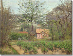 Trademark Global Camille Pissarro "The Cottage" Canvas Art, 35" x 47"