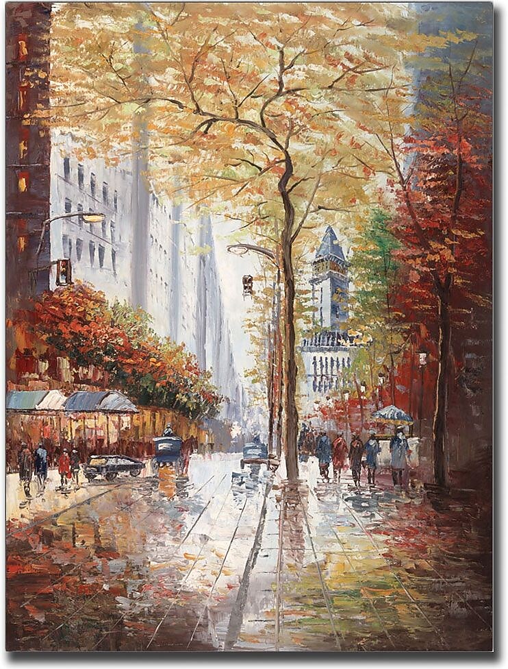 Trademark Global Joval "French Street Scene II" Canvas Art, 24" x 18"