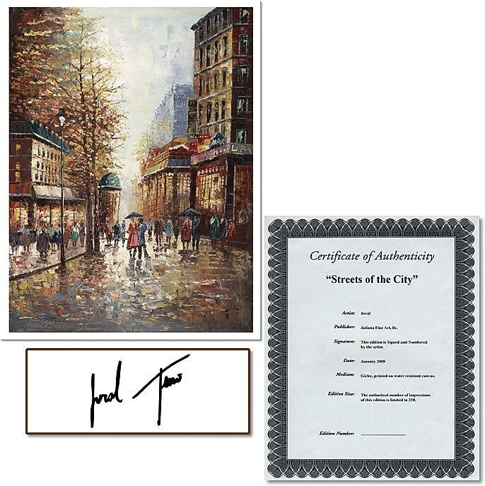 Trademark Global Joval "French Street Scene I" Canvas Art, 32" x 24"