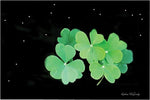 Trademark Global Kathie McCurdy "Starry Night Clover" Canvas Art, 30" x 47"