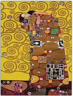 Trademark Global Gustav Klimt "Fufillment" Canvas Art, 18" x 24"