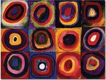 Trademark Global Wassily Kandinisky "Karbstudie Quadrate" Canvas Art, 18" x 24"