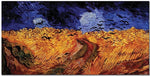 Trademark Global Vincent Van Gogh "Wheatfield with Crows" Canvas Art, 24" x 47"