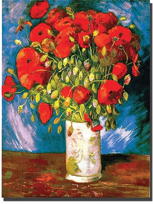 Trademark Global Vincent Van Gogh "Poppies" Canvas Art, 47" x 35"