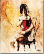 Trademark Global Joarez "Divine Melody" Canvas Art, 47" x 35"