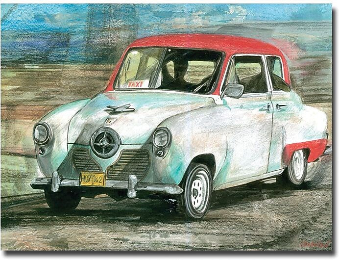 Trademark Global Alberto "On My Way" Canvas Art, 35" x 47"
