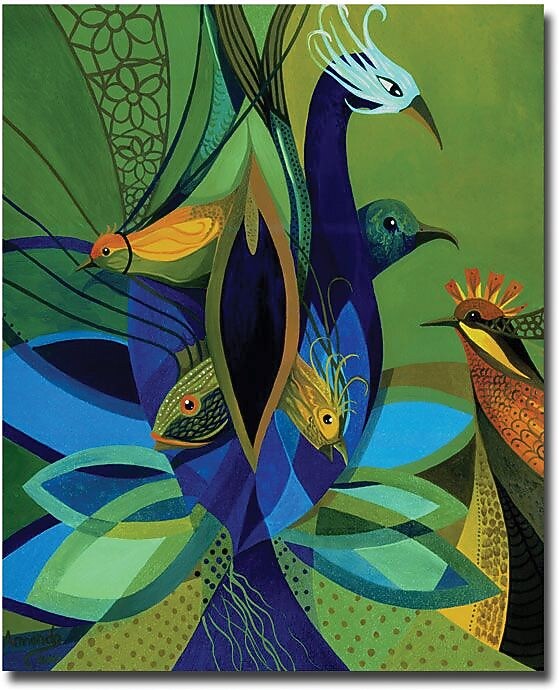 Trademark Global Armando "Exotic Nature" Canvas Art, 24" x 18"