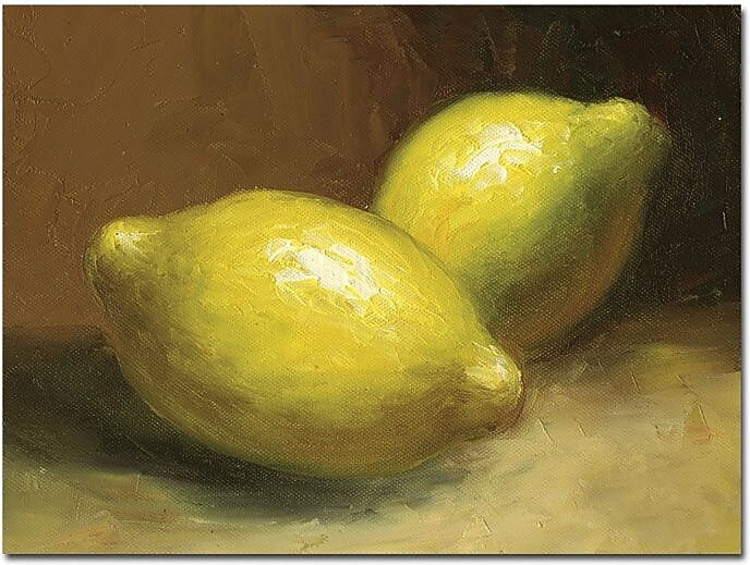 Trademark Global "Lemons" Canvas Art, 18" x 24"