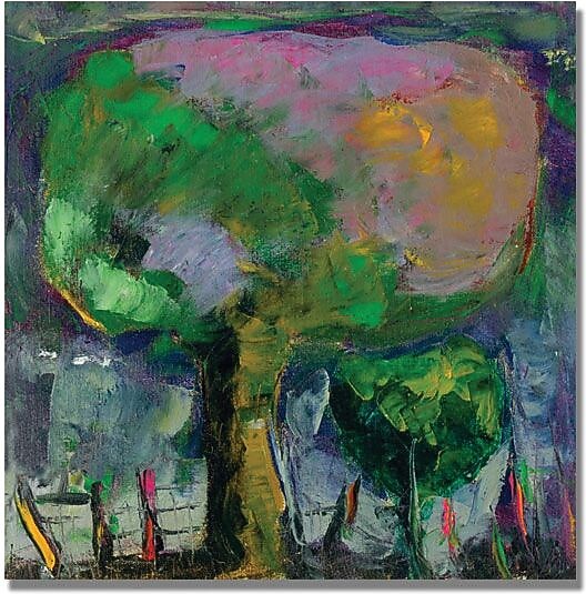 Trademark Global Boyer "Manzano de Noche" Canvas Art, 24" x 24"