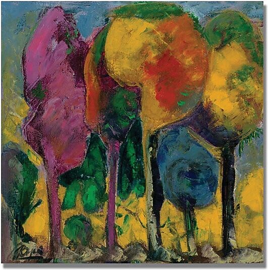 Trademark Global Boyer "Puesta de sol" Canvas Art, 24" x 24"