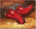 Trademark Global Henry Reb "Chili Peppers" Canvas Art, 18" x 24"