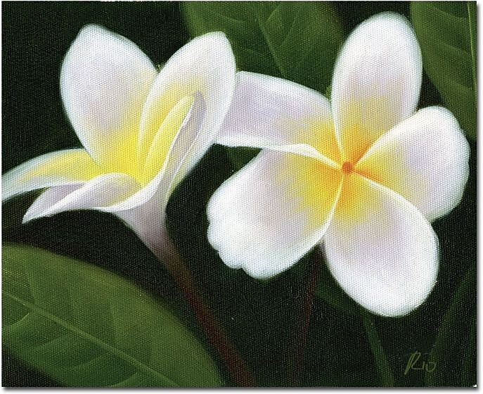 Trademark Global "Hawaiian Lei Flowers" Canvas Art, 18" x 24"