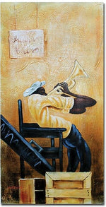 Trademark Global Antonio "Urban Jazz" Canvas Art, 47" x 24"