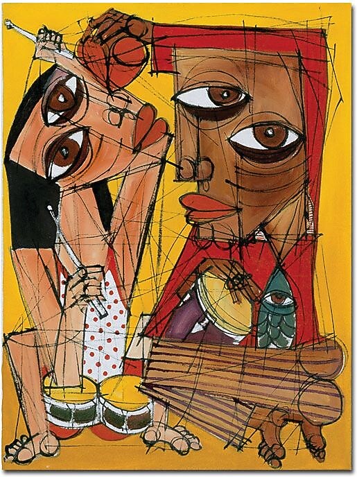 Trademark Global Dieguez "Tocame el Corazon" Canvas Art, 32" x 24"