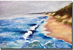 Trademark Global Michelle Calkins "Lake Michigan Beach with Whitecaps I" Canvas Art, 18" x 24"
