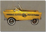 Trademark Global Michelle Calkins "Earth Mover Pedal Car" Canvas Art, 16" x 24"