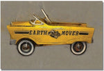 Trademark Global Michelle Calkins "Earth Mover Pedal Car" Canvas Art, 35" x 47"