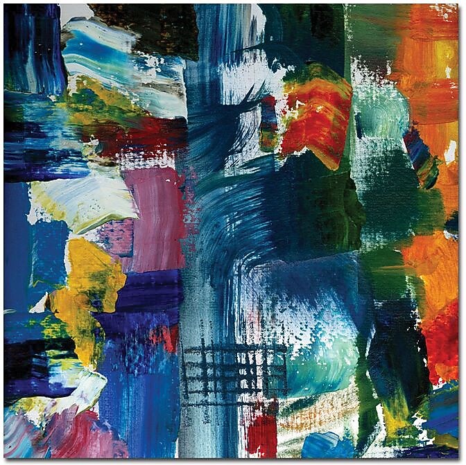 Trademark Global Michelle Calkins "Color Relationships II" Canvas Art, 24" x 24"
