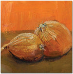 Trademark Global Michelle Calkins "Yellow Onions" Canvas Art, 18" x 18"