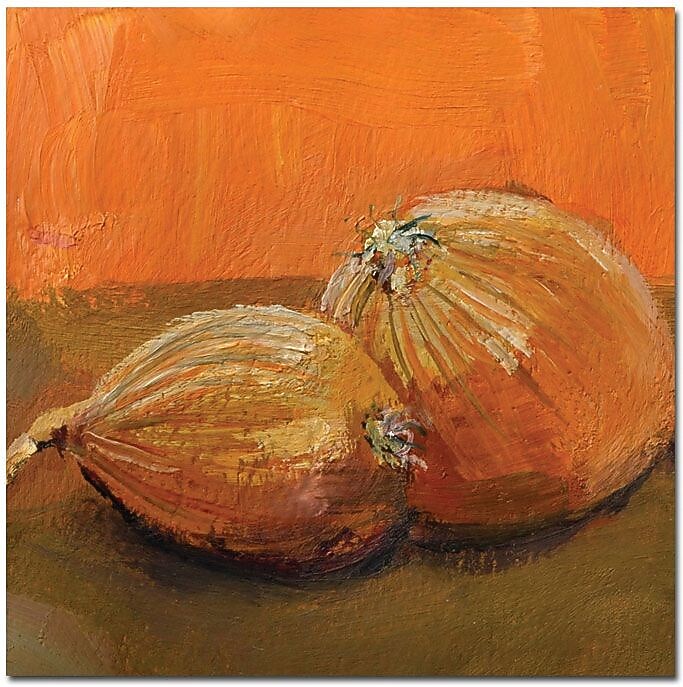 Trademark Global Michelle Calkins "Yellow Onions" Canvas Art, 24" x 24"