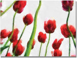 Trademark Global Michelle Calkins "Red Tulips from Bottom Up III" Canvas Art, 35" x 47"