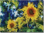 Trademark Global Michelle Calkins "Sunflowers" Canvas Art, 18" x 24"