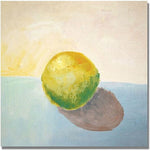 Trademark Global Michelle Calkins "Yellow Lemon Still Life" Canvas Art, 18" x 18"