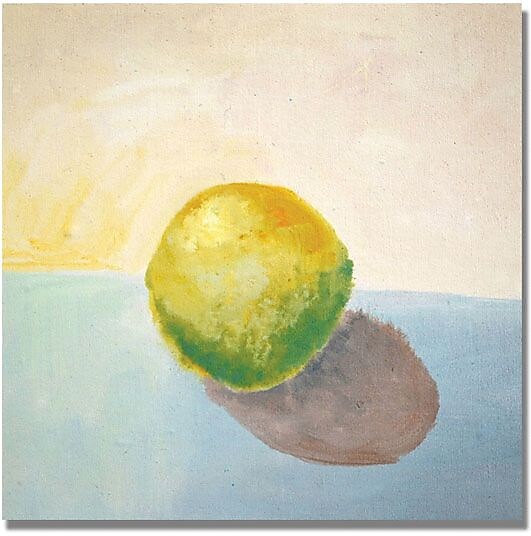 Trademark Global Michelle Calkins "Yellow Lemon Still Life" Canvas Art, 18" x 18"