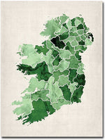 Trademark Global Michael Tompsett "Ireland Watercolor" Canvas Art, 24" x 18"