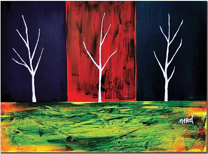 Trademark Global Nicole Dietz "The Split" Canvas Art, 14" x 19"