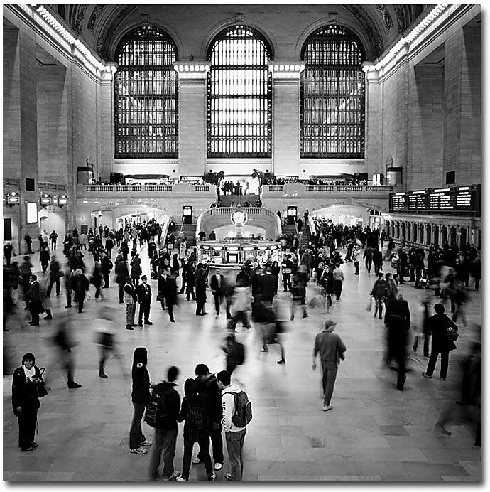 Trademark Global Nina Papiorek "Rush Hour" Canvas Art, 35" x 35"