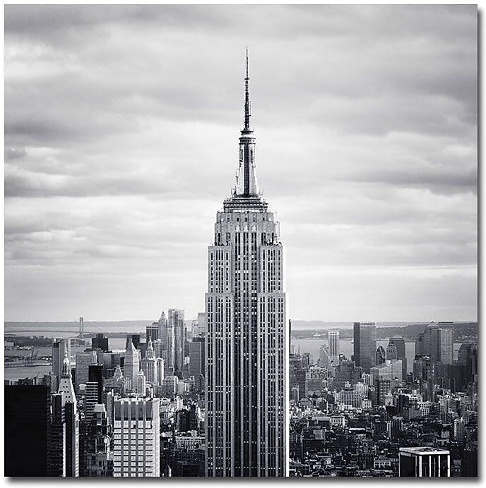 Trademark Global Nina Papiorek "Empire" Canvas Art, 18" x 18"
