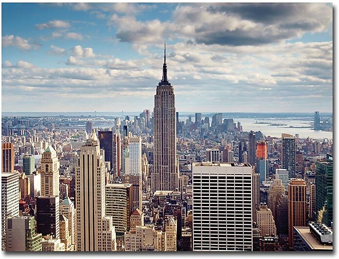 Trademark Global Nina Papiorek "Empire View" Canvas Art, 24" x 32"