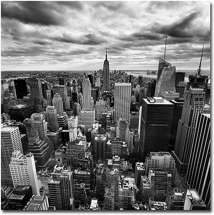 Trademark Global Nina Papiorek "Rockefeller View" Canvas Art, 18" x 18"