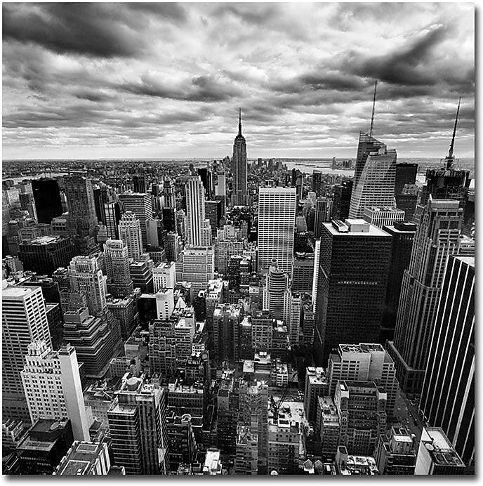 Trademark Global Nina Papiorek "Rockefellar View" Canvas Art, 24" x 24"