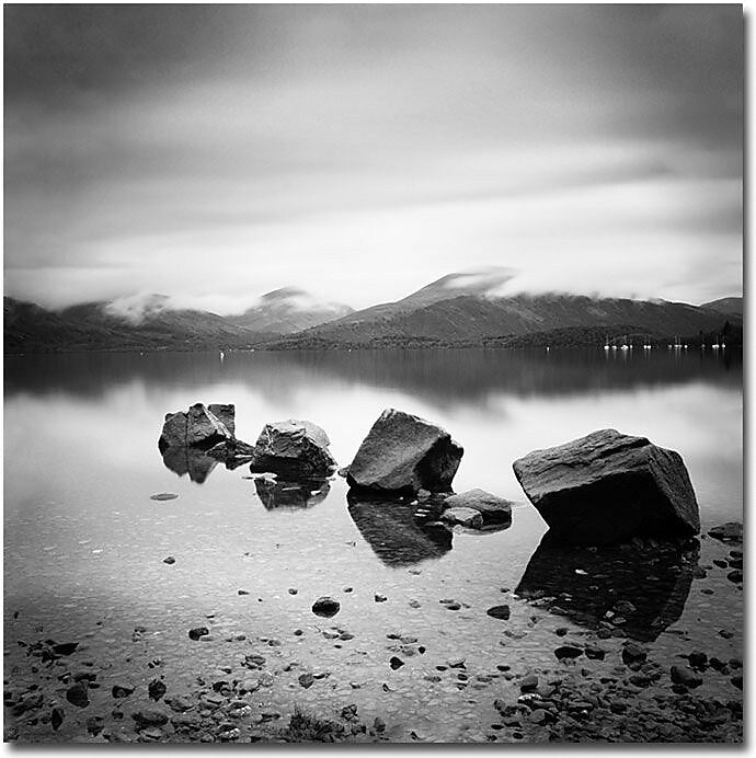 Trademark Global Nina Papiorek "Scotland, Loch Lomond" Canvas Art, 35" x 35"