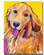 Trademark Global Pat Saunders White "Molly" Canvas Art, 47" x 35"