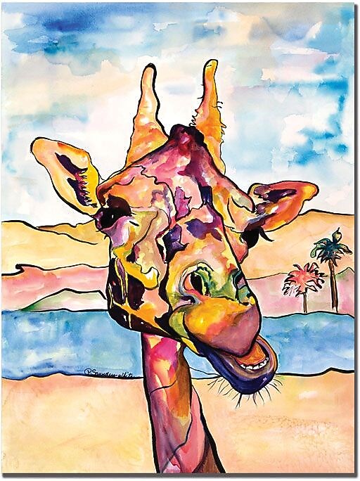 Trademark Global Pat Saunders White "Puzzles" Canvas Art, 19" x 14"