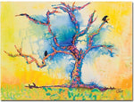 Trademark Global Pat Saunders White "Wind Riders" Canvas Art, 24" x 32"