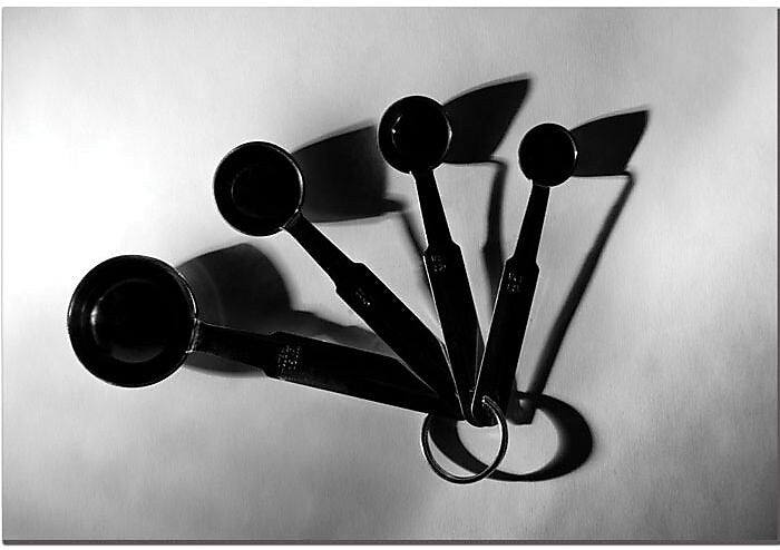 Trademark Global Tammy Davison "Measuring Spoons" Canvas Art, 16" x 24"