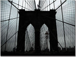 Trademark Global Tammy Davison "Brooklyn Bridge" Canvas Art, 24" x 32"